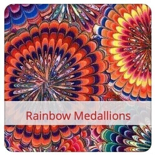 Wrap - Rainbow Medallions