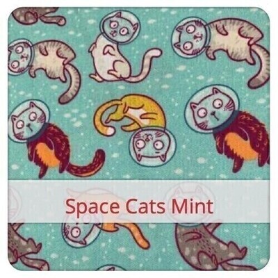 Snack-Beutel - Space Cats Mint