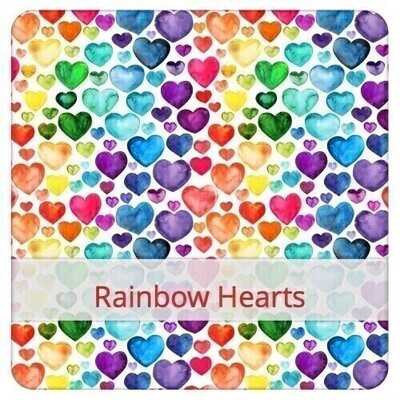 Pochette Snack - Rainbow Hearts
