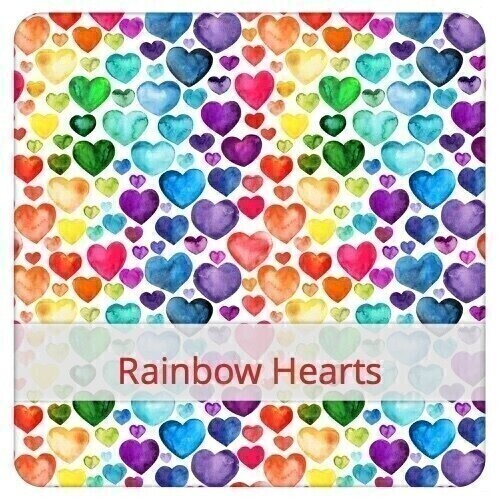 Sandwich Large - Rainbow Hearts Sandwich Large - Rainbow Hearts