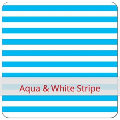 Sport Small - Aqua & White Stripe Sport Small - Aqua & White Stripe