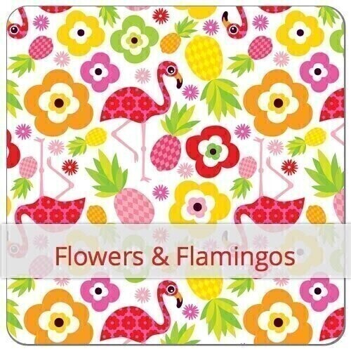 Sport Small - Flowers & Flamingos