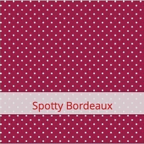 Taschentücher - 5er-Packung - Spotty Bordeaux