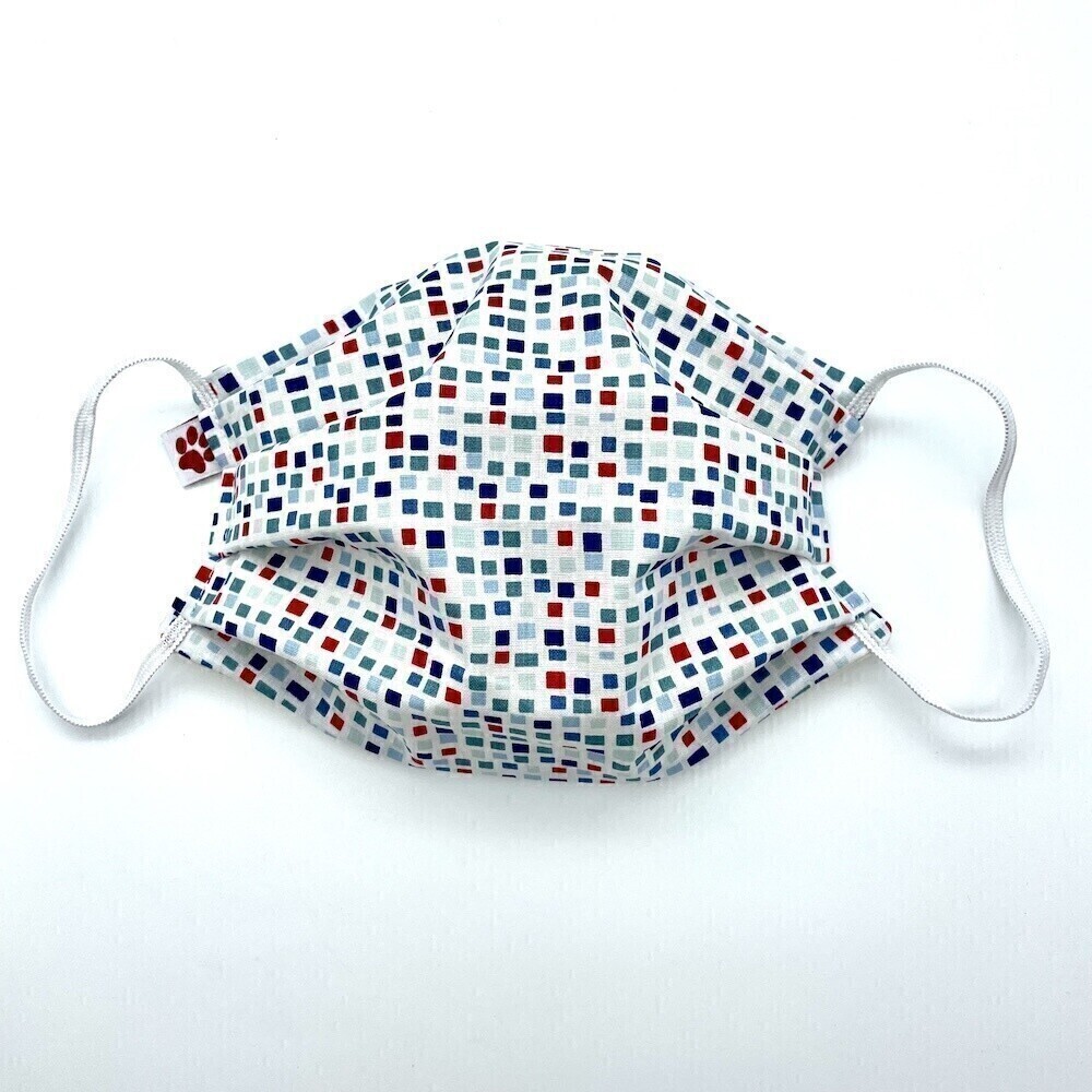 Maske: Erwachsene - Uggi Check Blue Maske: Erwachsene - Uggi Check Blue