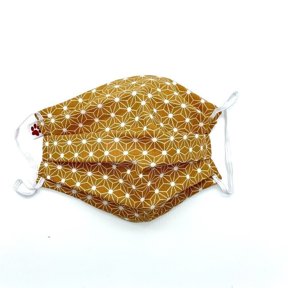 Maske: Erwachsene - Asan - Gold Maske: Erwachsene - Asan - Gold