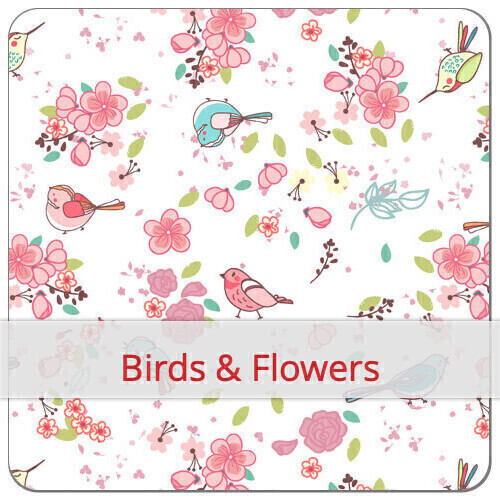 Slim & Short - Birds & Flowers