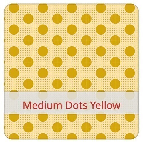 Baguette Bag - Medium Dots Yellow