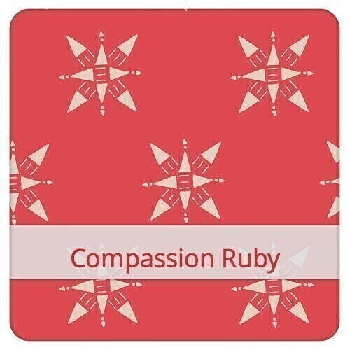 Furoshiki 44x44 - Compassion Ruby