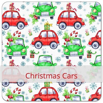 Baguette Bag - Christmas Cars