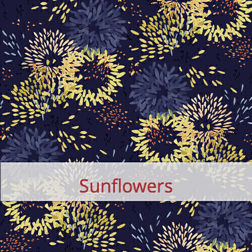 Furoshiki 24x24 - Sunflowers