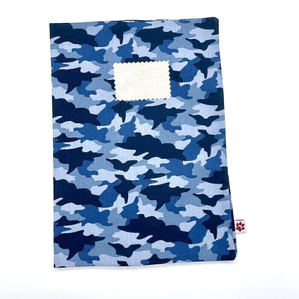 Boekhoes - A4 - Camo - Bleus Boekhoes - A4 - Camo - Bleus