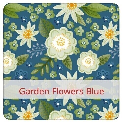 Sandwich Wrap - Garden Flowers Blue