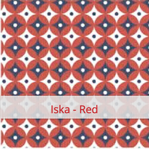 Herbruikbare Zakdoeken - Zakje van 5 - Iska - Red