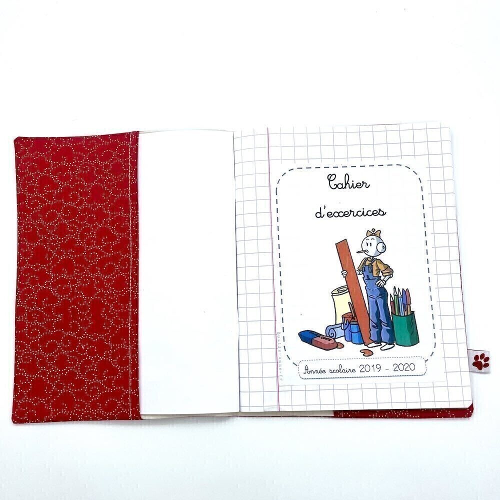 Buchhülle - A5 - Nagano - Rouge