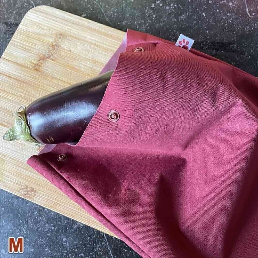 Sac de Congélation Réutilisable XXL - Burgundy