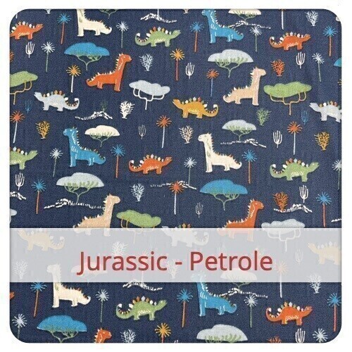 Hankies - Set of 3 - Jurassic - Petrole