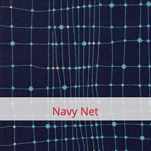 Baguette Bag - Day in Paris: Navy Net Baguette Bag - Day in Paris: Navy Net