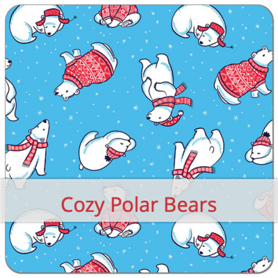Slim & Short - Cozy Polar Bears Slim & Short - Cozy Polar Bears
