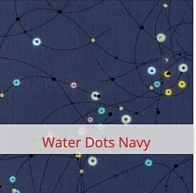 Sac à Pain - Day in Paris: Water Dots Navy