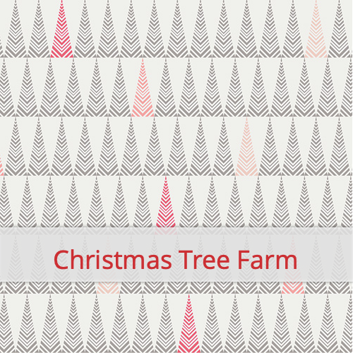 Furoshiki 24x24 - Christmas Tree Farm