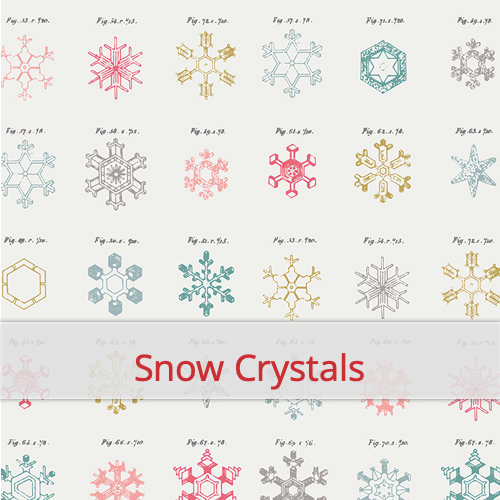 Furoshiki 32x32 - Snow Crystals