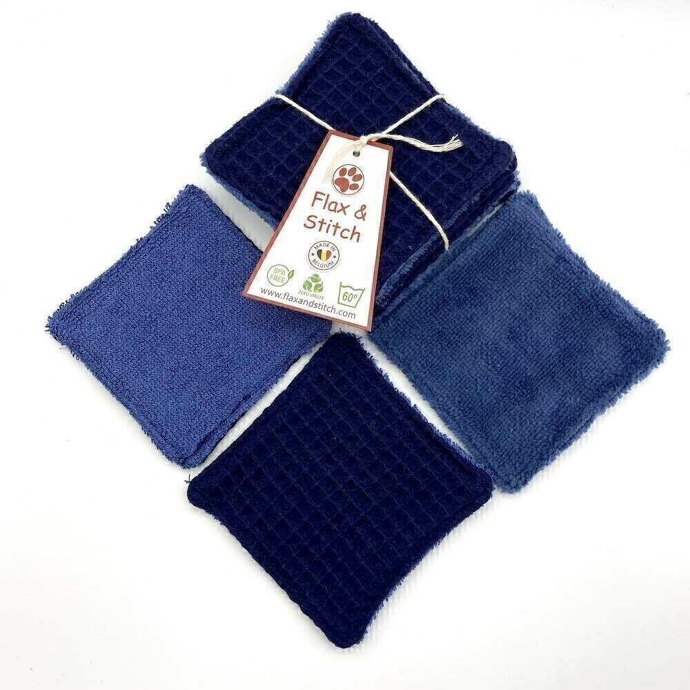 Wiederverwendbare Abschminkpads - Bamboo Indigo x 5