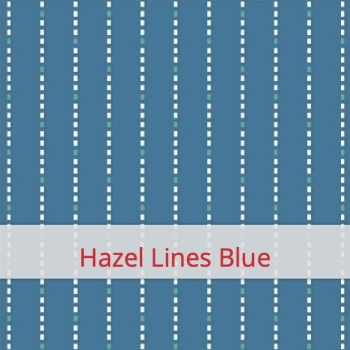 Scrunchie - Hazel Lines Blue Scrunchie - Hazel Lines Blue