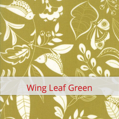 Scrunchie - Wing Leaf Green Scrunchie - Wing Leaf Green
