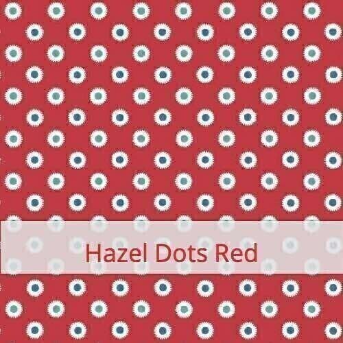 Scrunchie - Hazel Dots Red