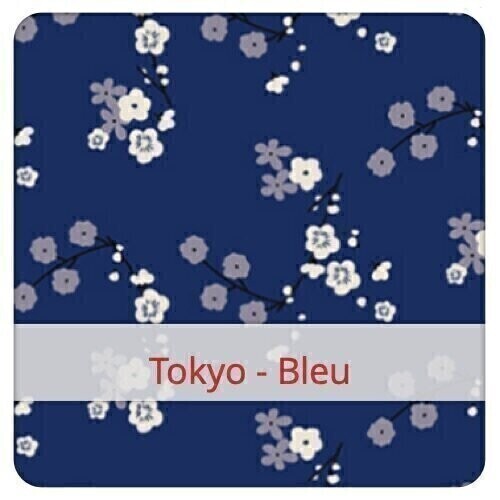 Scrunchie - Tokyo - Bleu