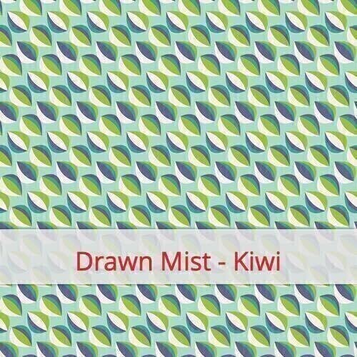 Scrunchie - Drawn Mist - Kiwi