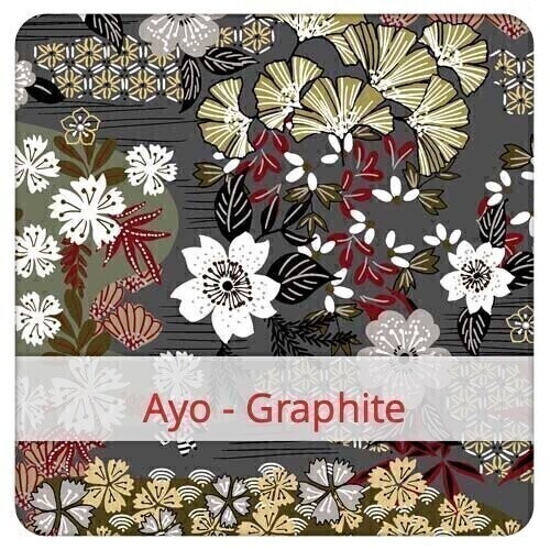 Scrunchie - Ayo - Graphite Scrunchie - Ayo - Graphite