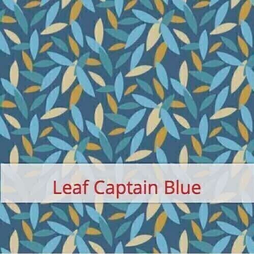 Scrunchie - Leaf Captain Blue Scrunchie - Leaf Captain Blue
