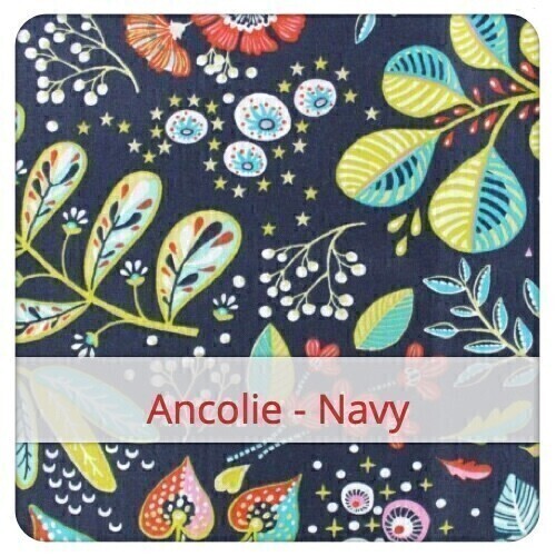 Scrunchie - Ancolie - Navy Scrunchie - Ancolie - Navy