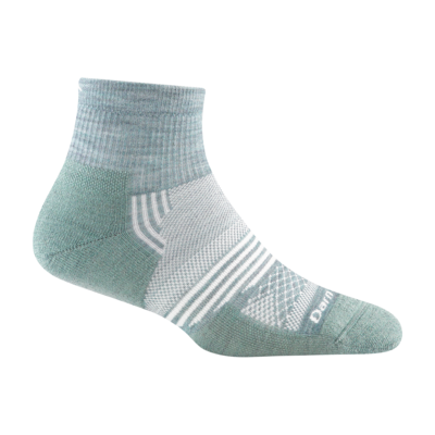 Darn Tough - Run: Womens 1/4 - Seafoam - L Darn Tough - Run: Womens 1/4 - Seafoam - L