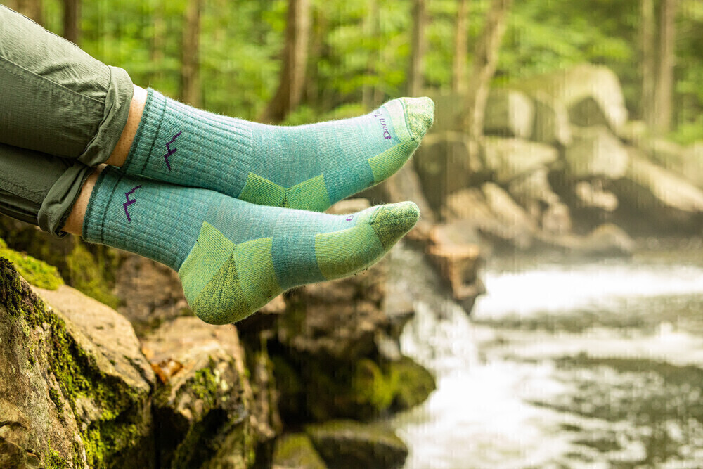 Darn Tough - Hiker: Womens Micro Crew - Aqua - S