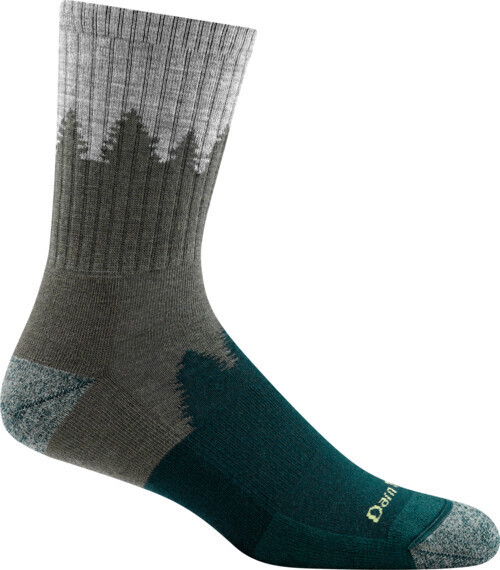Darn Tough - Hiker: Hommes Micro Crew - Green Rocket - XL