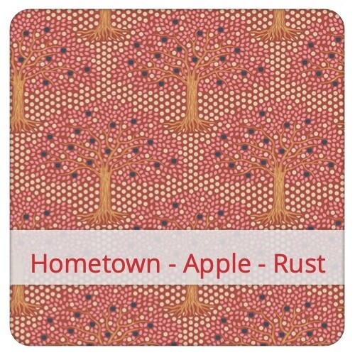Large Bread Bag - Hometown - Apple - Rust