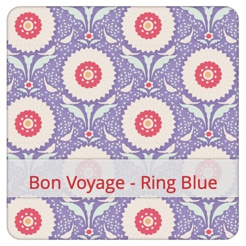 Bread Bag - Bon Voyage - Ring Blue