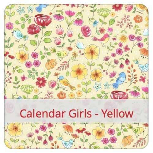 Book Cover - A5 - Calendar Girls - Yellow