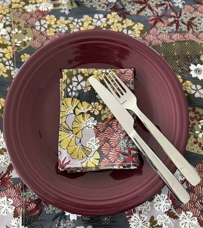 6 serviettes - 44cm x 44cm