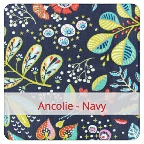 Baguette Bag Duo - Ancolie - Navy Baguette Bag Duo - Ancolie - Navy