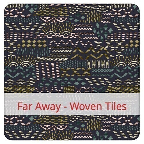 Baguette Bag Duo - Far Away - Woven Tiles Baguette Bag Duo - Far Away - Woven Tiles