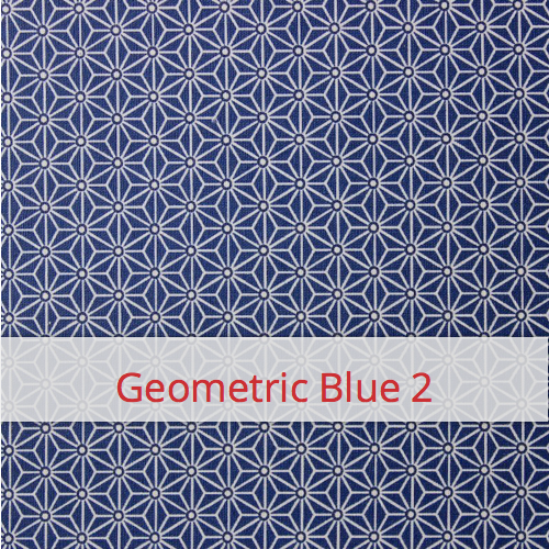 Baguette Bag Duo - Geometric Blue 2 Baguette Bag Duo - Geometric Blue 2