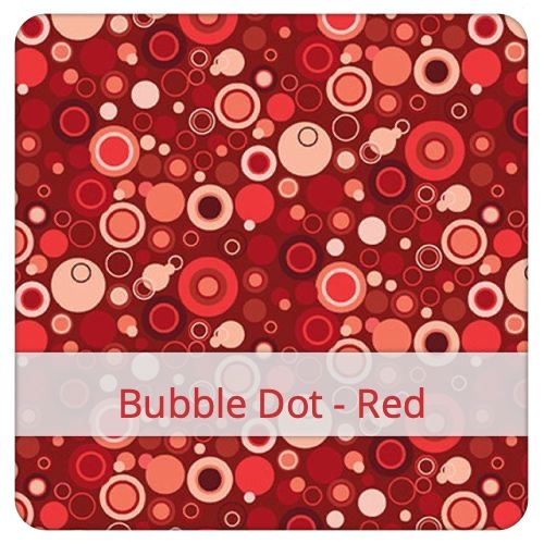 Sac à Pain Grand - Bubble Dot - Red