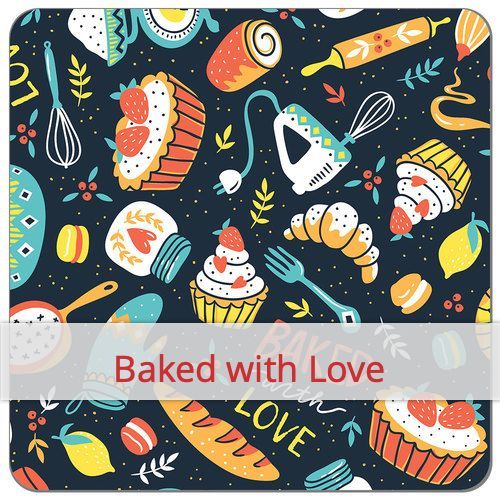Eco-PUL Stoff - Baked with Love Eco-PUL Stoff - Baked with Love