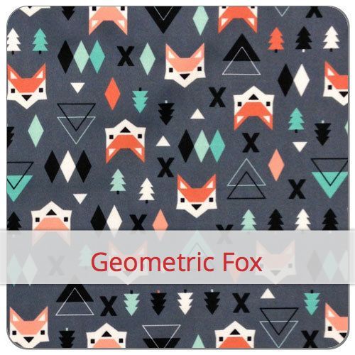 Eco-PUL Stoff - Geometric Fox Eco-PUL Stoff - Geometric Fox