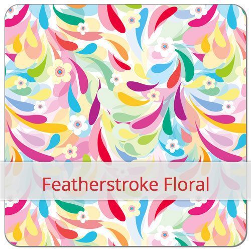 Eco-PUL Stoff - Featherstroke Floral Eco-PUL Stoff - Featherstroke Floral