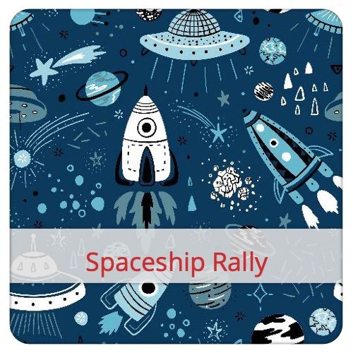 Tissu Eco-PUL - Spaceship Rally