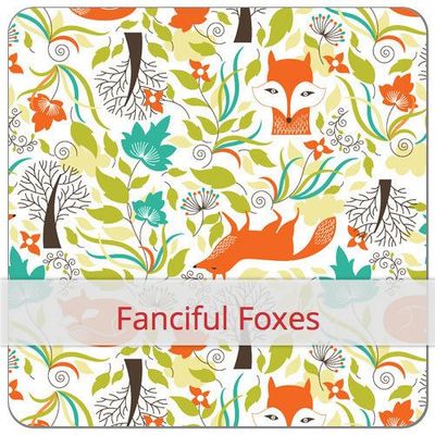 Eco-PUL Stof - Fanciful Foxes
